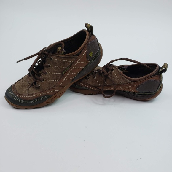 Merrell Mimosa Lace Womens 7.5 Cocoa Nubuck - Picture 3 of 8